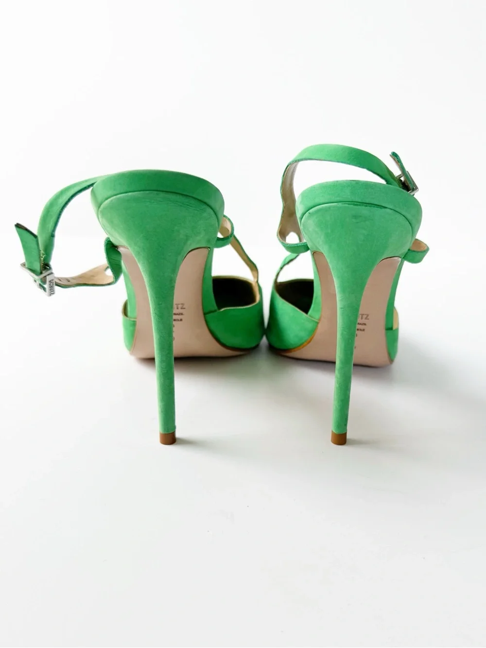 Schultz Boris Slingback Pump in Green | 10